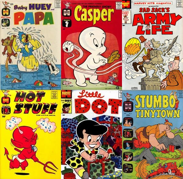 The Comic Book Catacombs: Top 10 Defunct Comic Book Publishers: Harvey  Comics