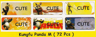 Label Nama Kungfu Panda M