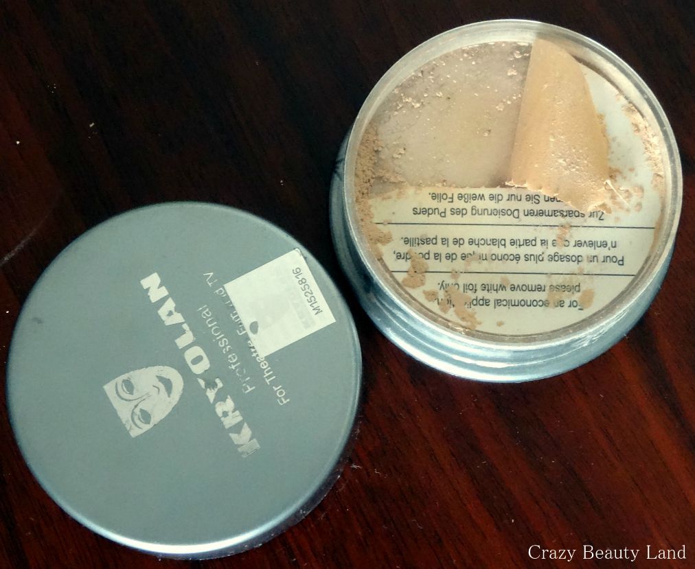 Review and Swatches Kryolan Translucent Loose Powder in the Shade