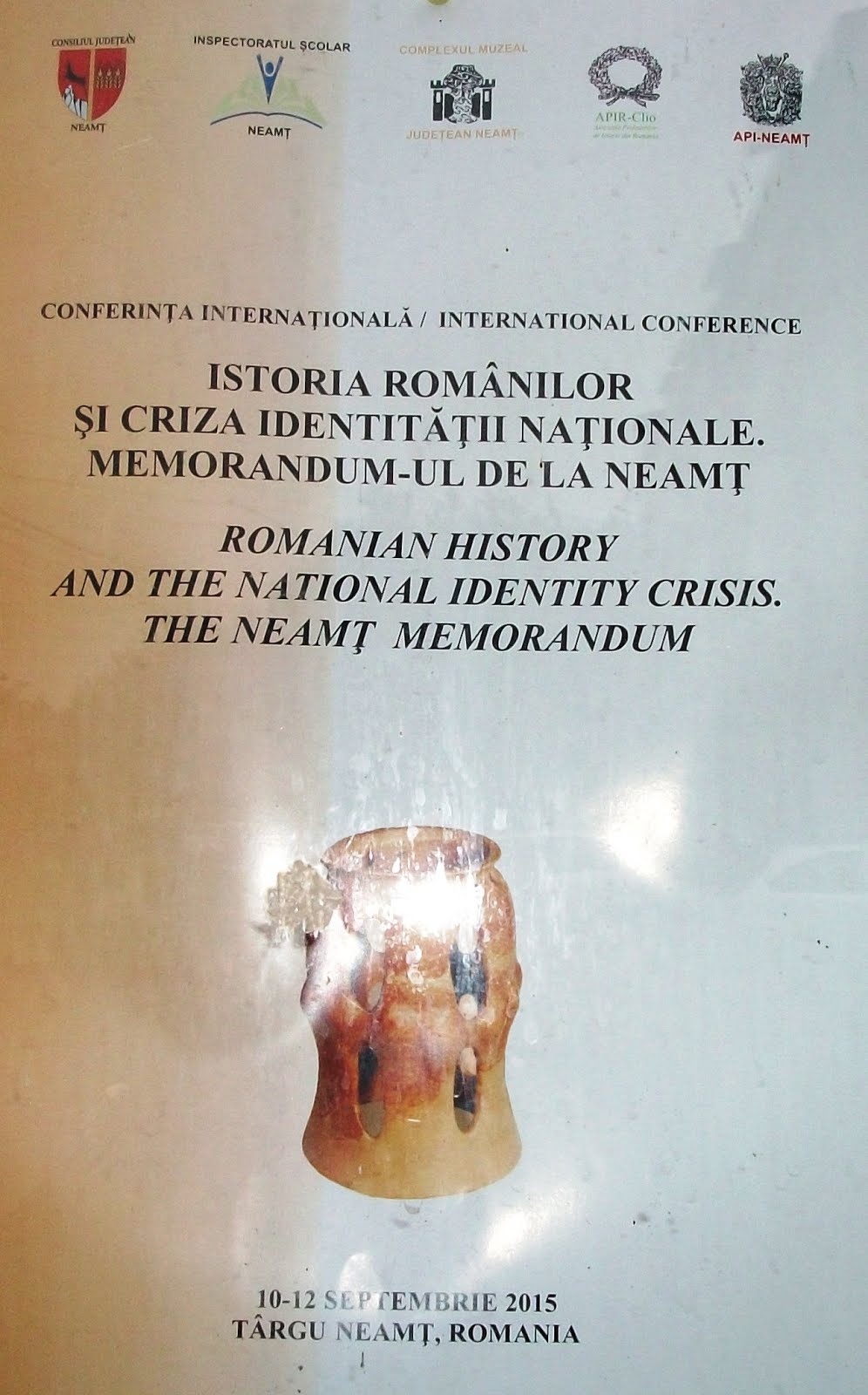 Aspecte de la Conferinţa internaţională, Tg. Neamţ, 11 sept. 2015...