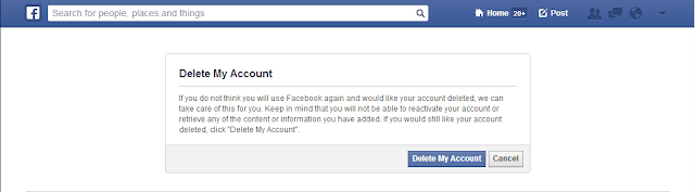 How to Delete or deactivate a Facebook Account Permanently