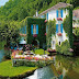 grass hotel facade in brantome france