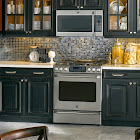 
Contemporary Kitchen Ideas with Black Appliances
