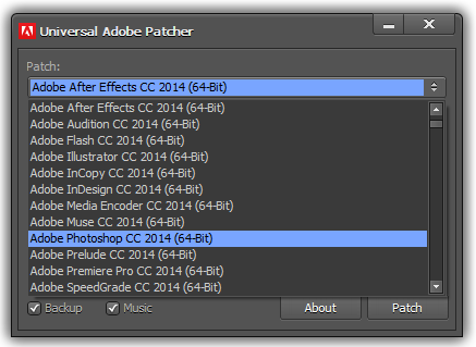 Adobe Universal Patcher v1.1 Full Version