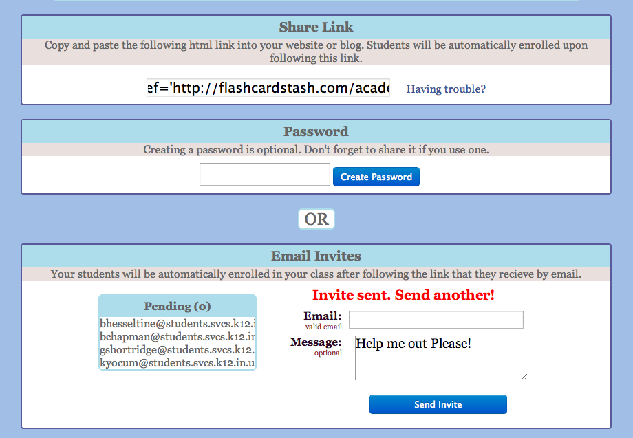 FlashCard Stash App Digital Differentiation / Learning Tool South