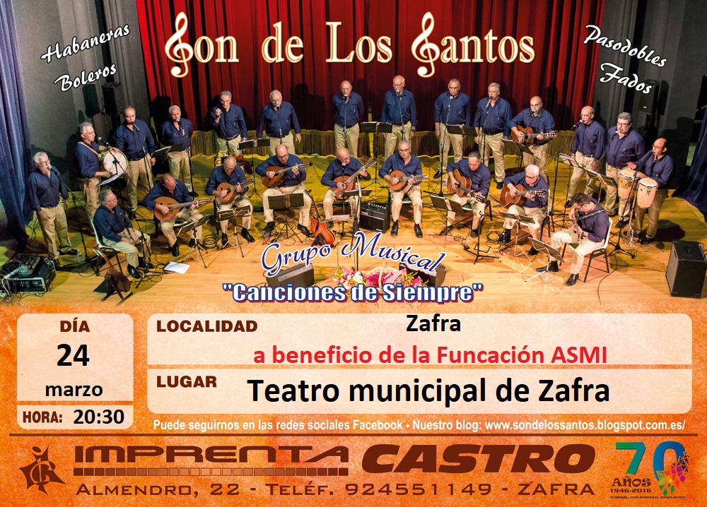 CONCIERTO EN EL TEATRO MUNICIPAL DE ZAFRA. 24/03/2018