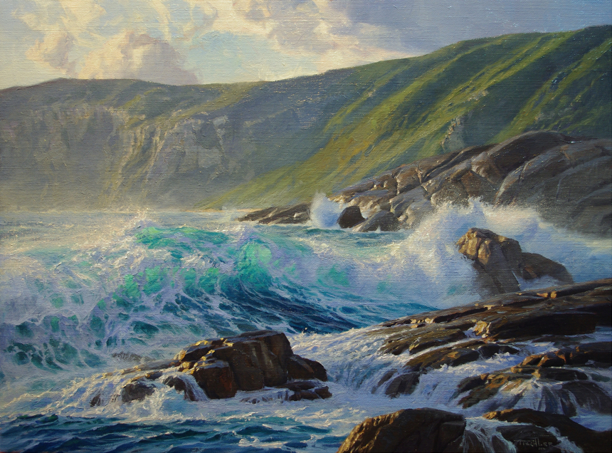 marine oil paintings Andrew Tischler