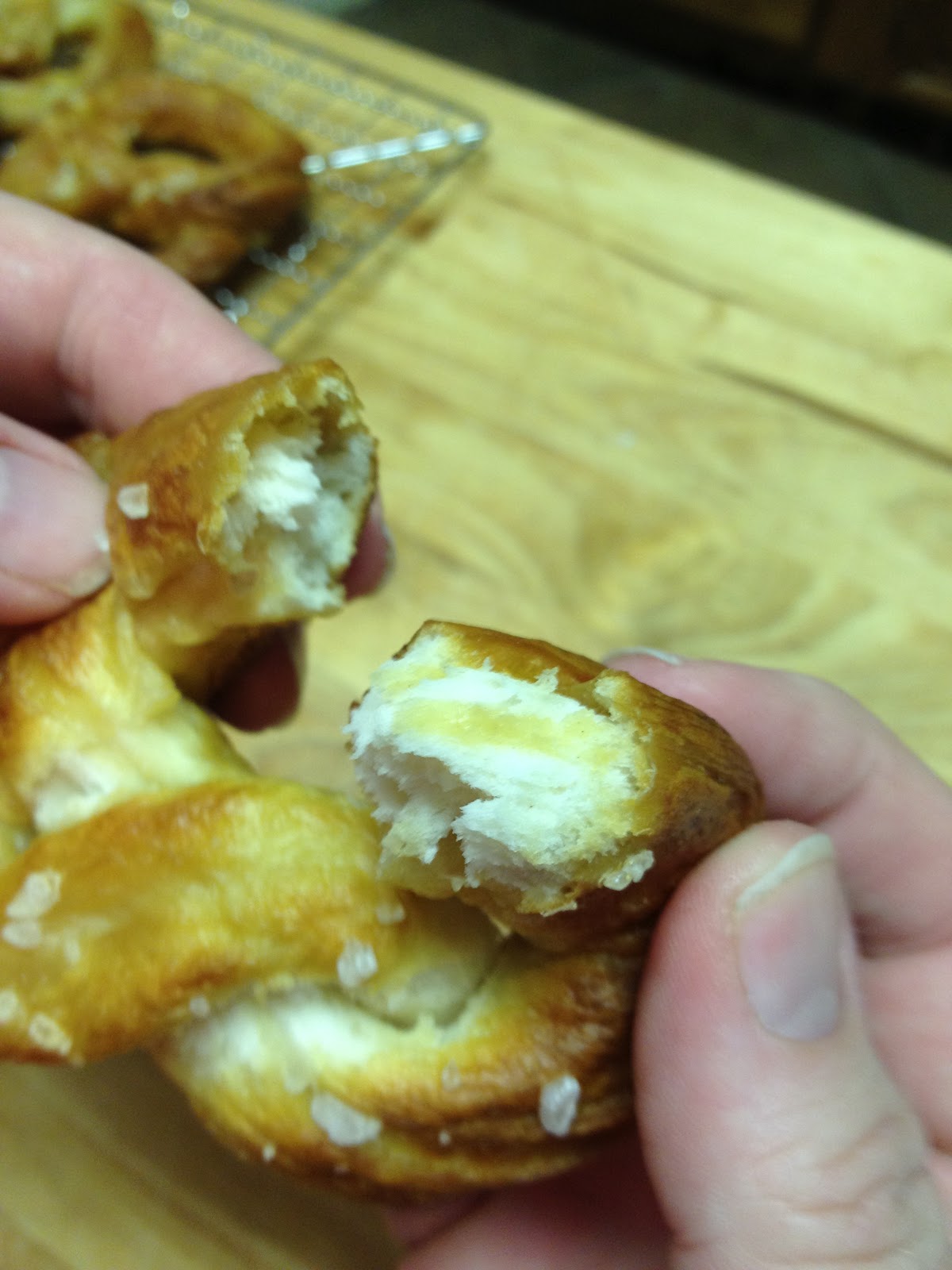 Tracy Cooks in Austin Soft Pretzels