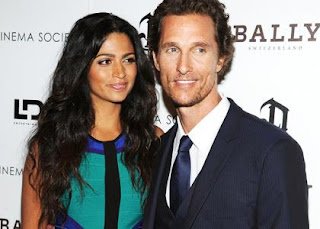 Matthew McConaughey and his wife Camila Alves