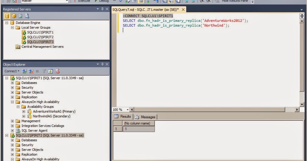 Everyday SQL Are You the Primary Replica?
