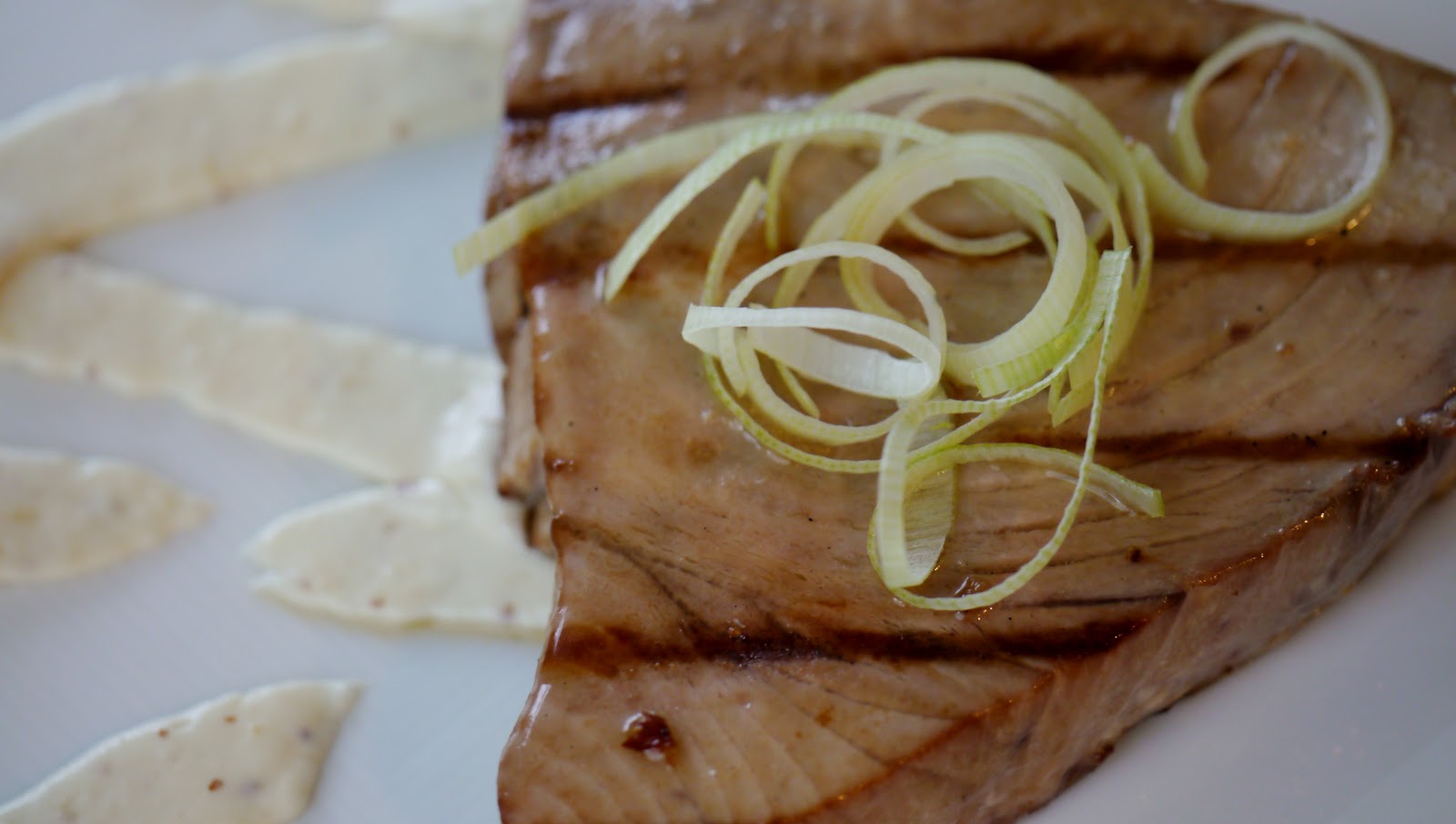 Craves and aves Grilled Tuna Steaks with Horseradish Dijon Mayo