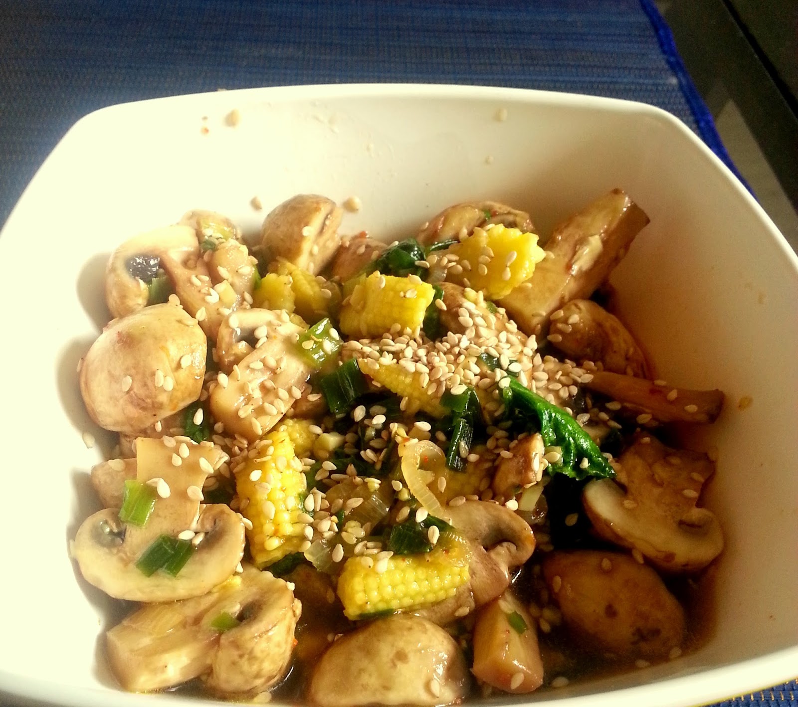 fascinatingfoodworld: Stir Fried Mushrooms ( Chinese Style)