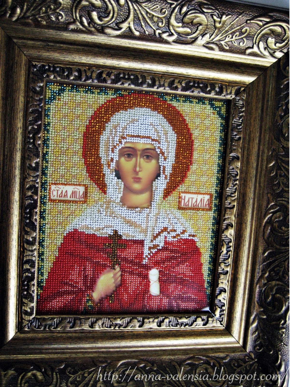 Икона анна бисер Икона анна бисер