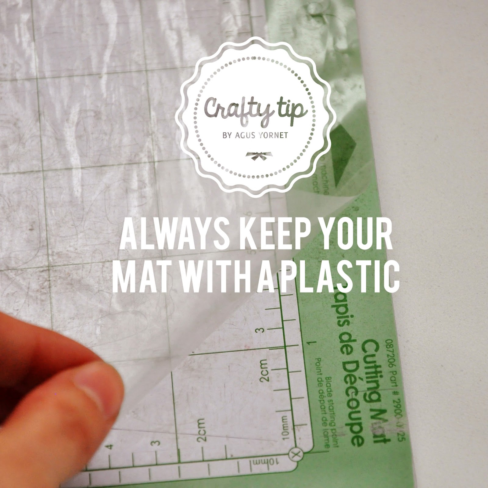 How to restick your cutting mat/ Cuidado plancha de corte Agus