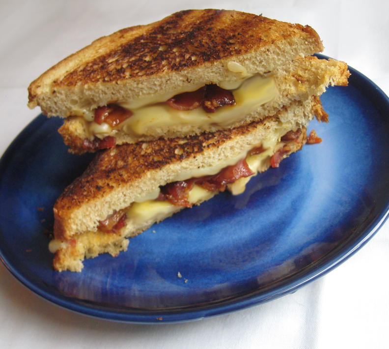 minxeats recipes, recaps, and restaurant reviews Bacon Grilled Cheese