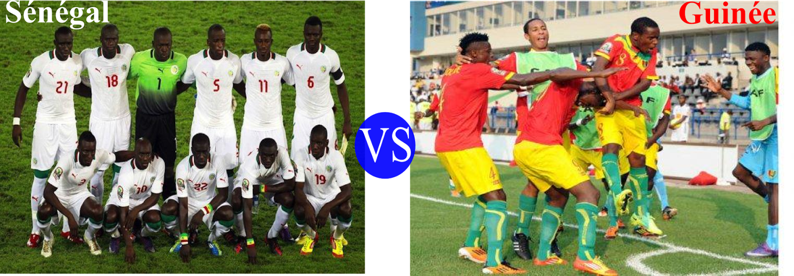 Football Match amical SénégalGuinée en France