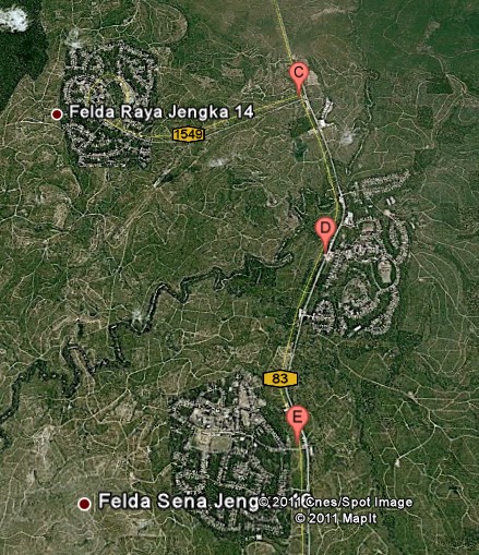 pola petempatan berkelompok