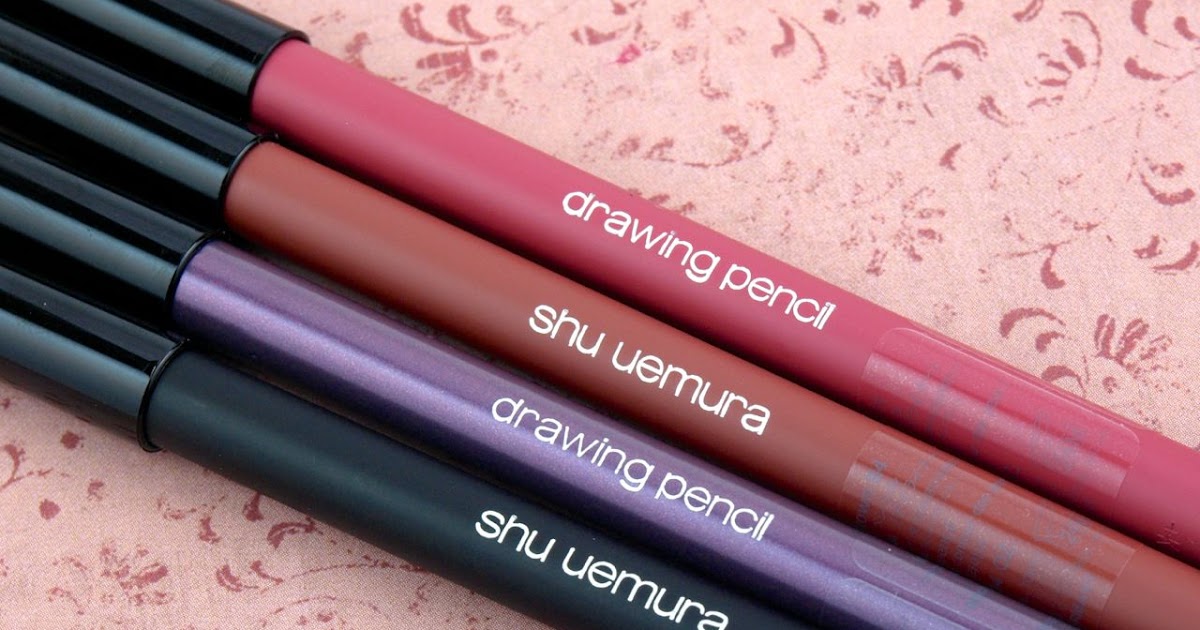 Shu Uemura Drawing Pencil In Me Purple 71 M Brick Brown 84 M