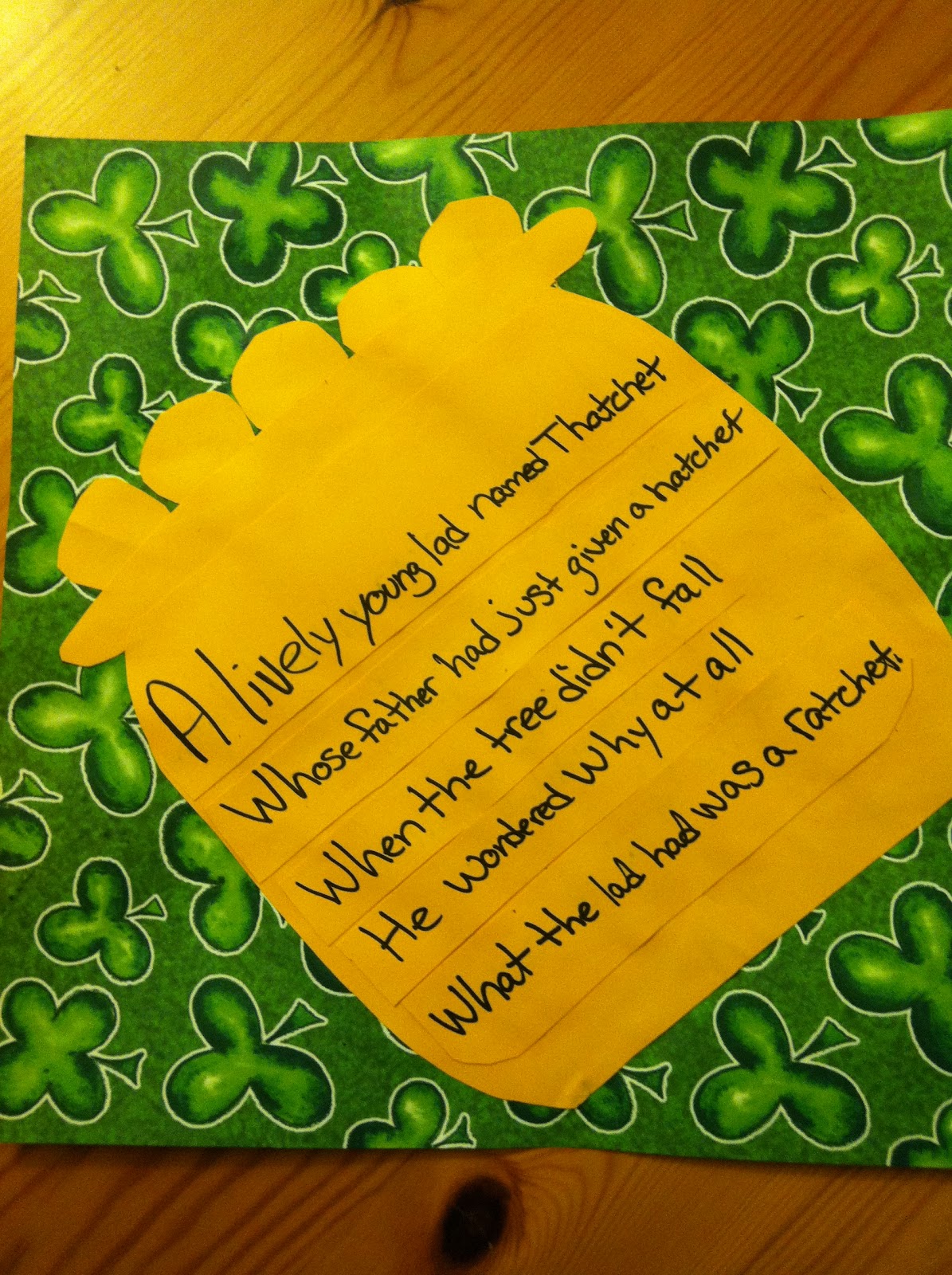 My Life in Limbo: Limericks [With pictures!]