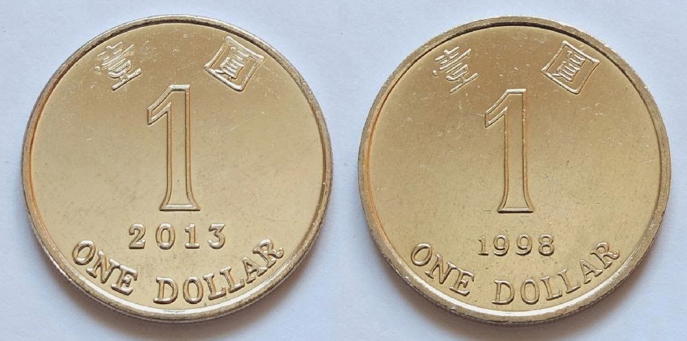 Ht的一人錢幣興趣小組 13年香港一元新硬幣現身