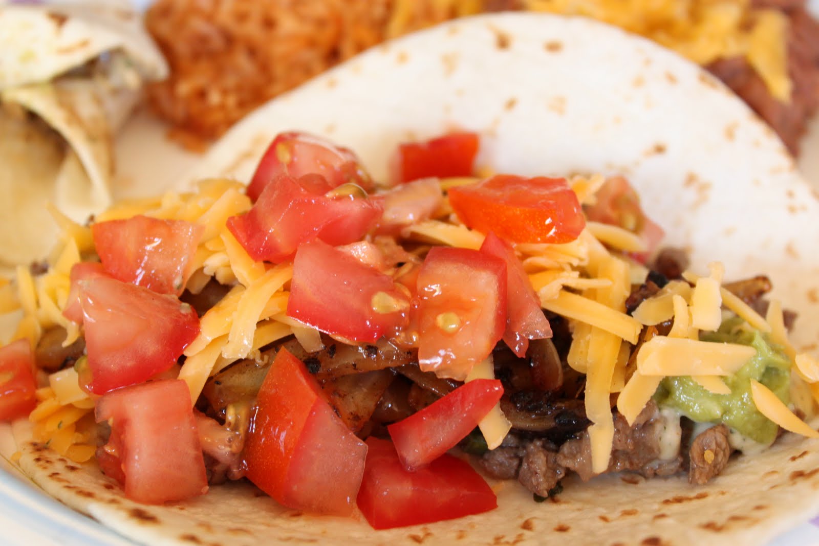 Mama Bear Gets Chatty Steak Soft Tacos with LimeCilantro Aioli