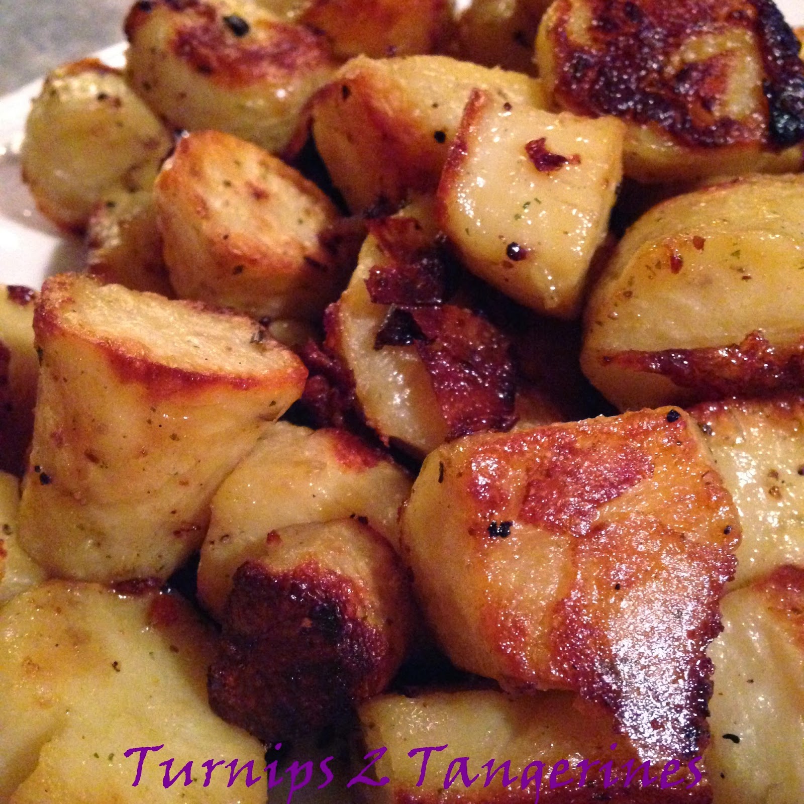 Roasted Russian Banana Fingerling Potatoes Turnips 2 Tangerines