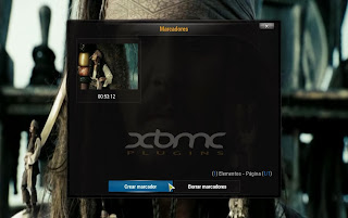 Marcadores en XBMC Marcadores en XBMC
