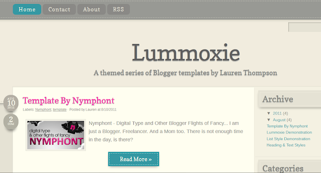 Fluid Blogger Template Fluid Blogger Template