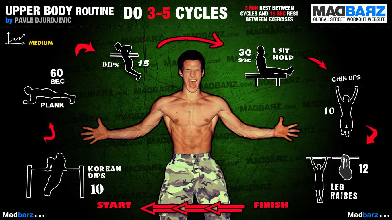 Street Workout MEDIUM ROUTIN Street Workout MEDIUM ROUTIN