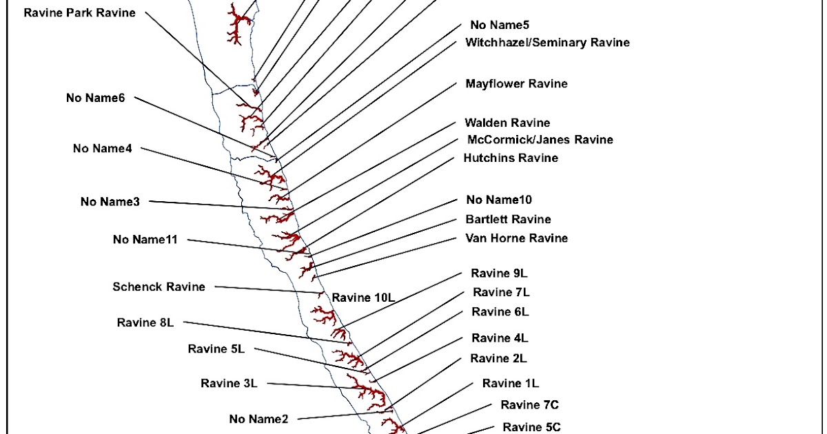 Highland Park Ravines Project Ravine Maps