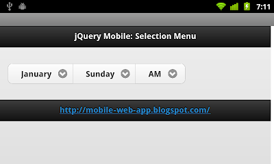 jQuery Mobile: Horizontally grouped select menu jQuery Mobile: Horizontally grouped select menu