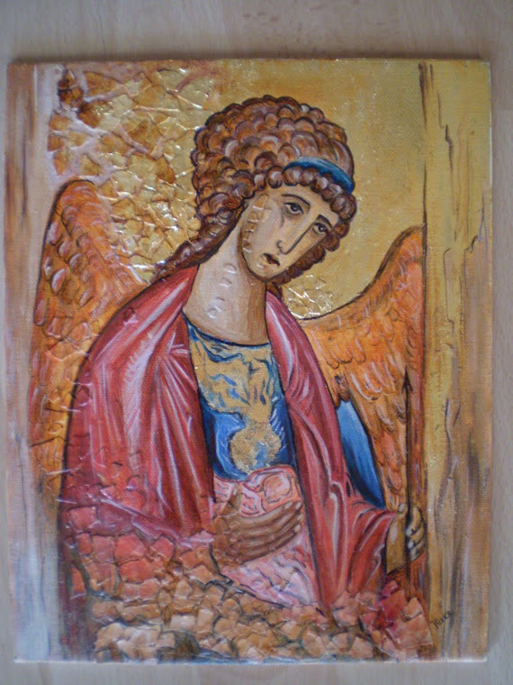 The  Archangel Michael, copy the work of Andrei Rublev