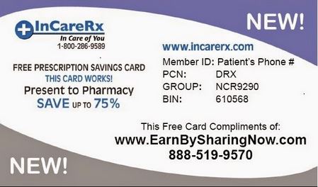 FREE RX Discount Card in English