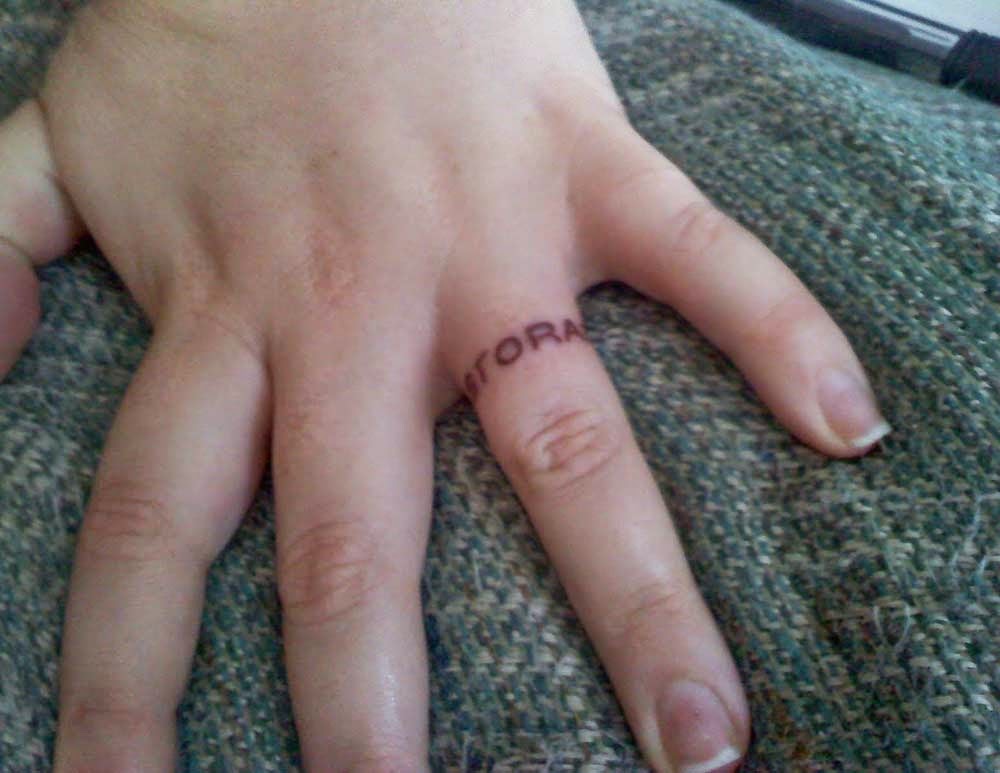 Simple Ring Tattoo
