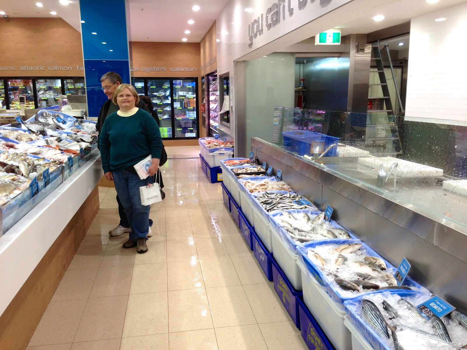 Lance's Down Under Fish Market in the mall