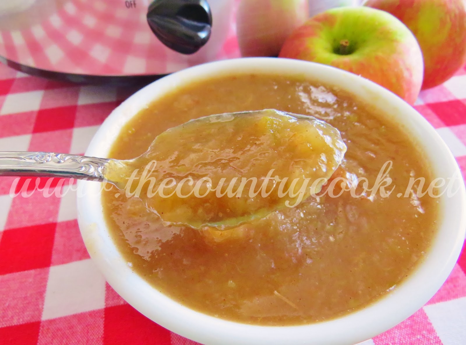 Crock Pot Applesauce The Country Cook