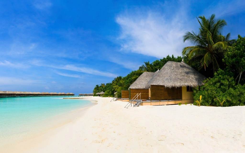 White Sand Beach hd wallpapers
