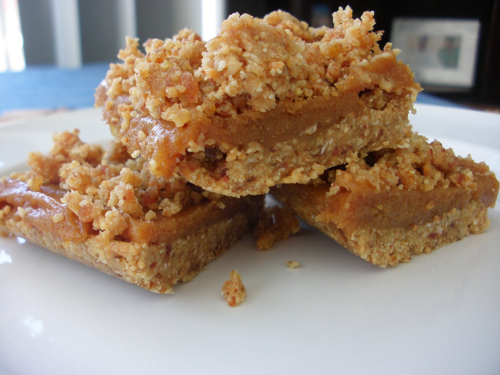 Peanut butter date bars The Family Belly
