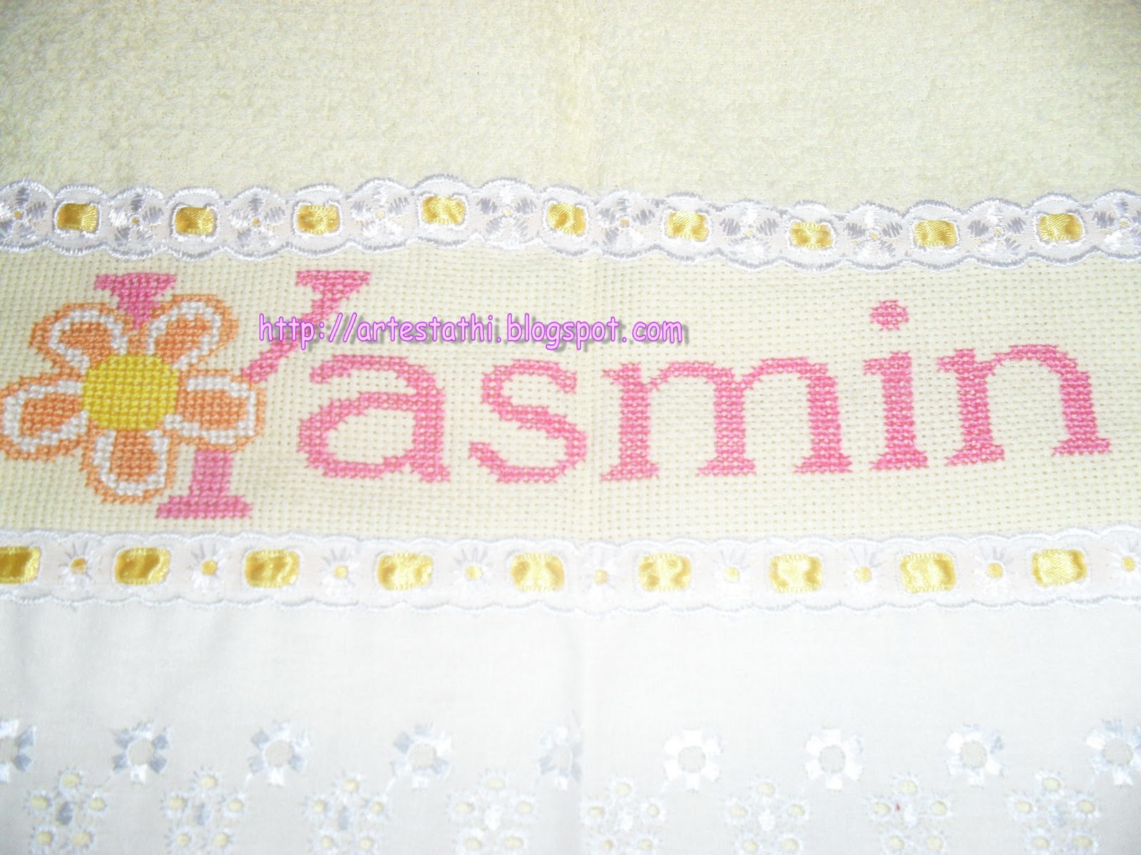 Arte's Tathi: Toalha da Yasmin