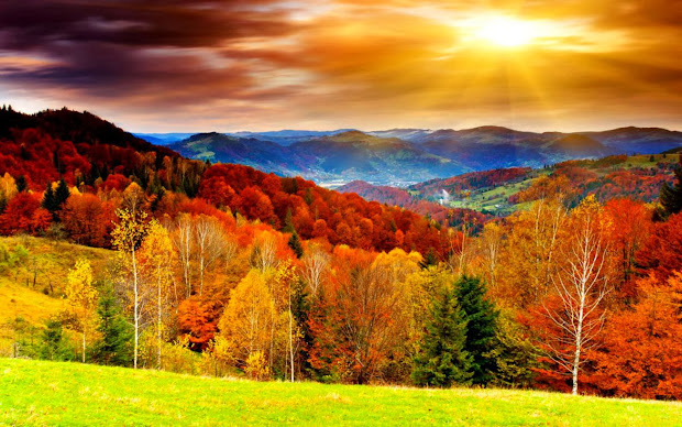 wallpapers autumn scenery desktop