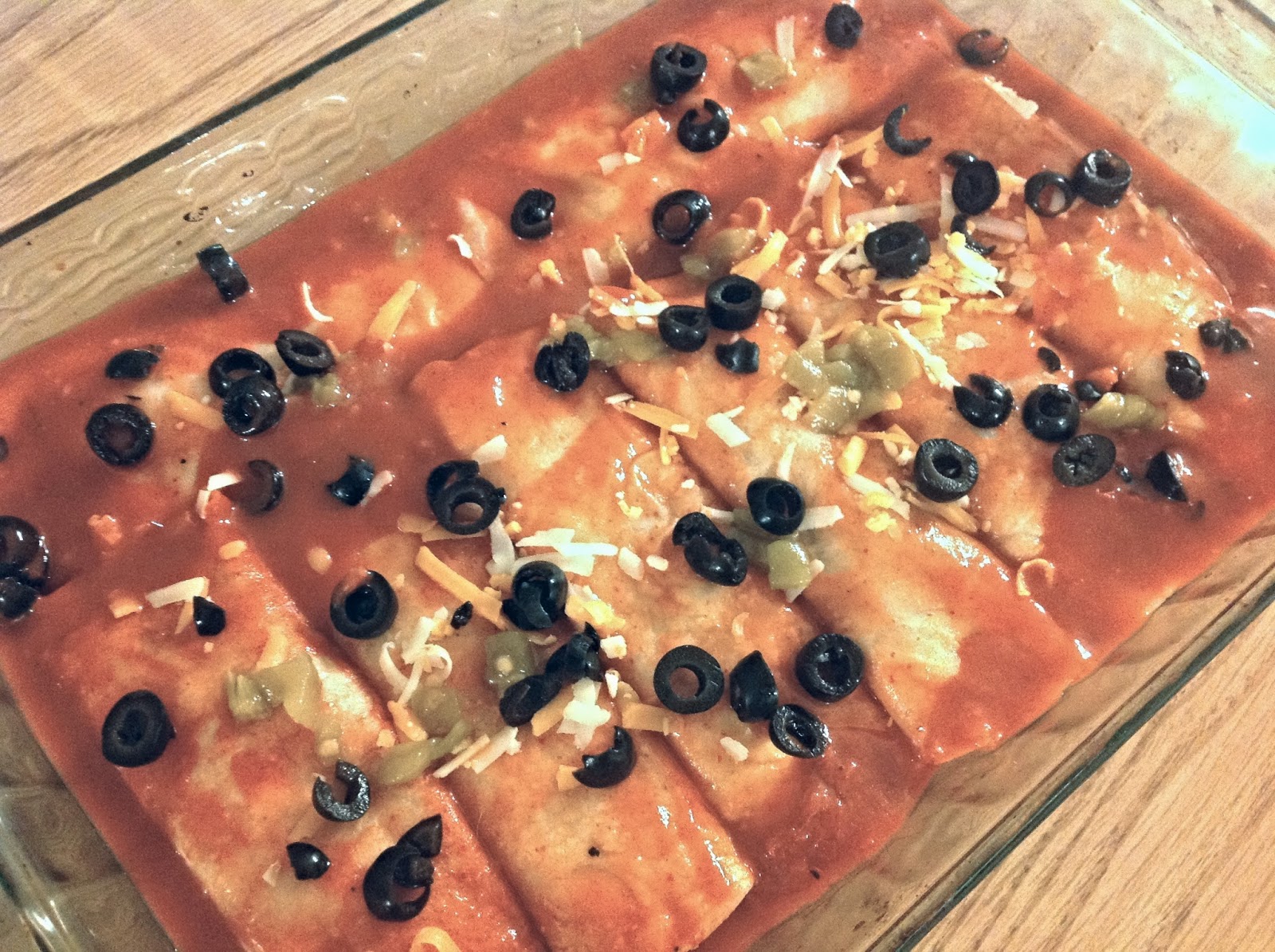 the dog mom cheese enchiladas