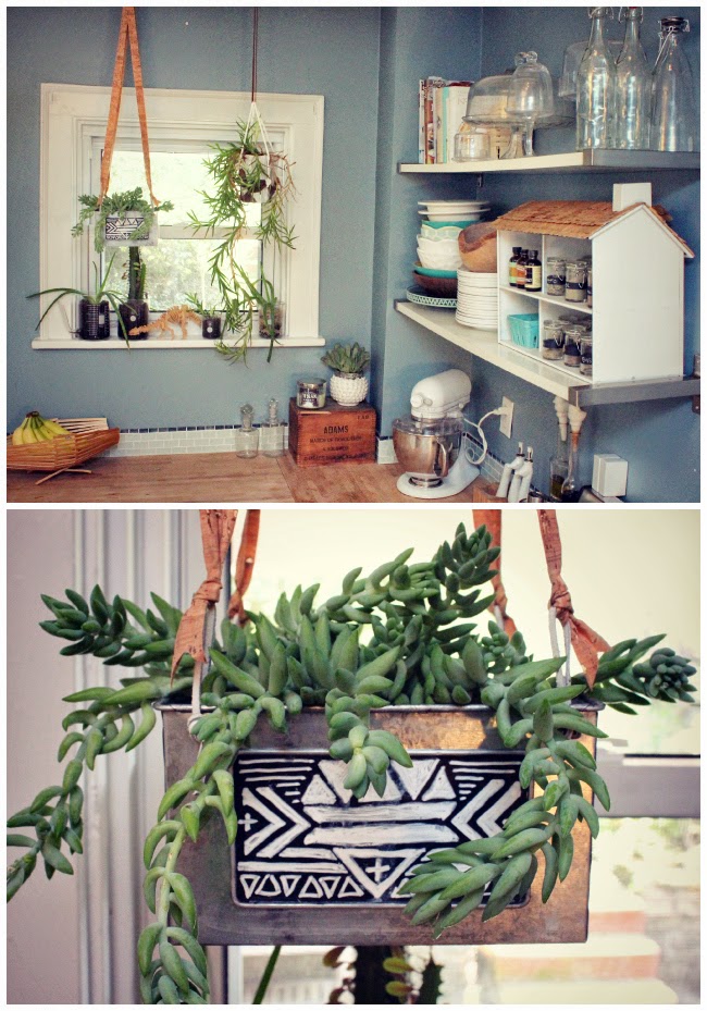 EAT+SLEEP+MAKE Michaels Makers DIY Spool Necklace and Hanging Planter