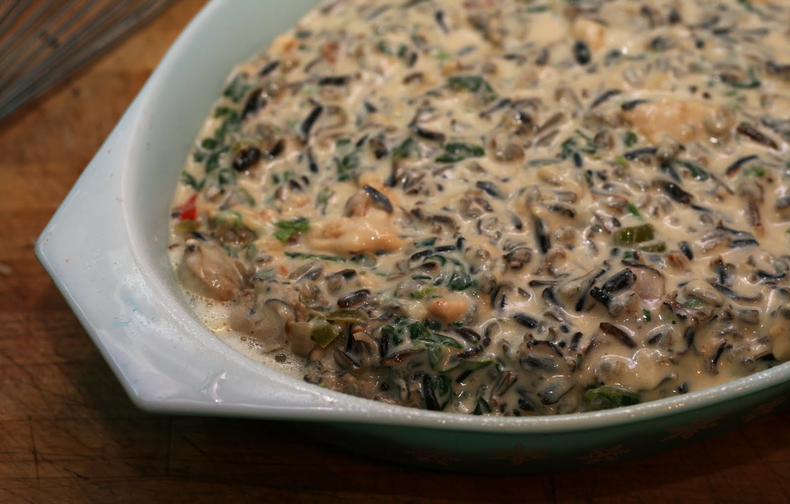 Oyster Wild Rice Casserole Coconut & Lime