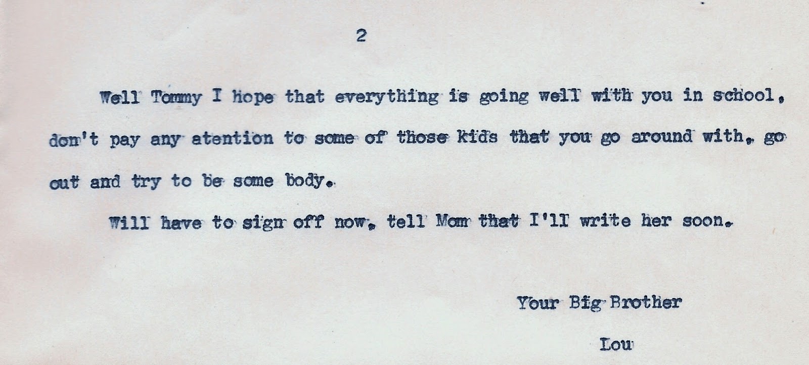 uncle louies letters to home letter 72 15 april 1945 to his kid letter to my big brother