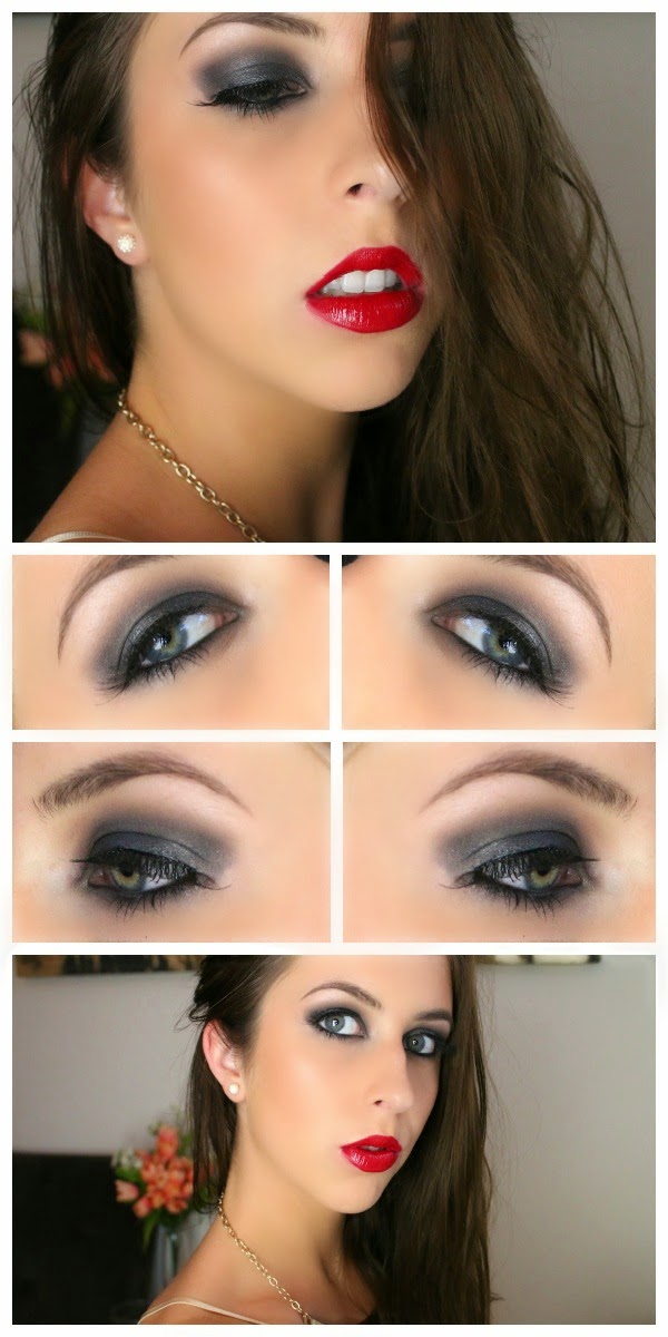 Spreading Sunshine Bold Smokey Eye & Red Lips