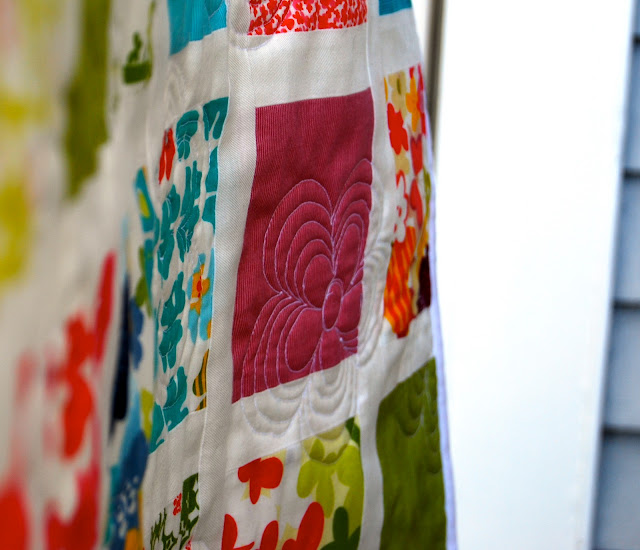 Loopy Flower Quilting