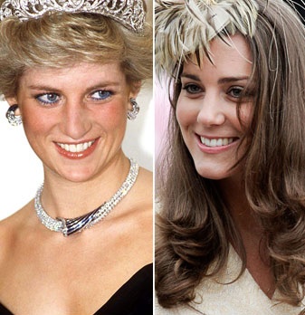 Diana Spencer and Kate Middleton