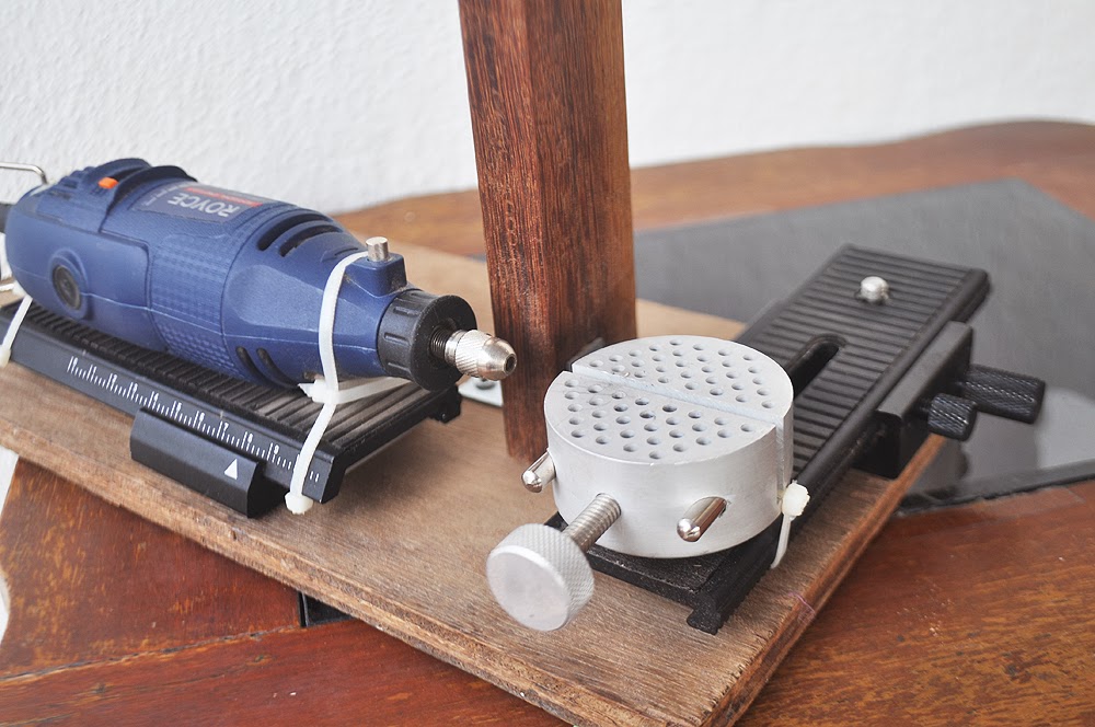 Malaysia Wooden Model Ship DIY Drill Press Stand & XY Table