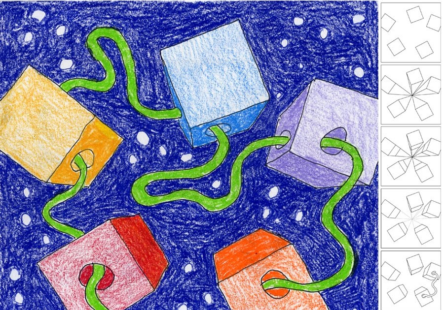 One-Point Perspective Drawing | Art Projects for Kids