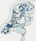 Figuur 1. Normoverschrijding van 2,4-D. Pag. 15. Bestrijdingsmiddelen in oppervlaktewater: vergelijking tussen Nederland en andere Europese landen
